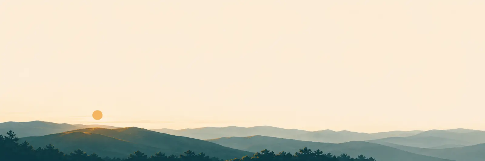 Bay Area ridgelines at dusk
